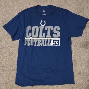 Colts Football T Shirt Sz M